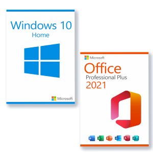 Microsoft Windows 10 Home + Microsoft Office 2021 Professional Plus