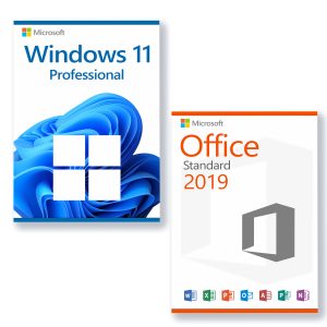 Microsoft Windows 11 Professional + Microsoft Office 2019 Standard license for 3 devices