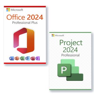 Microsoft Office 2024 Professional Plus + Microsoft Project 2024 Professional license for 3 devices