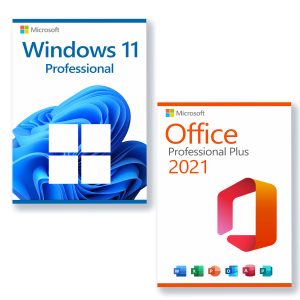 Microsoft Windows 11 Professional + Microsoft Office 2021 Professional Plus license for 3 devices